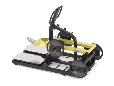 Technogym Plate Loaded Pure Belt Squat 3D model
