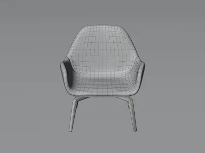 Free Armchair Free low-poly 3D model