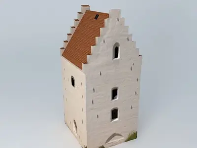 The Buried Church Skagen 39 s Sand Covered Church Free 3D model