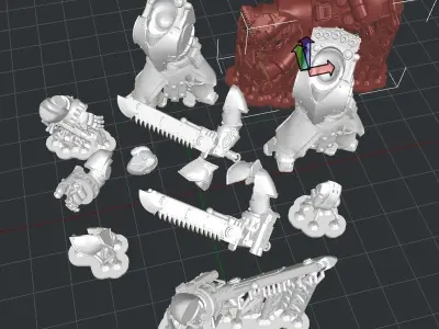 Black Knights - Bellicosor Squad 3D print model