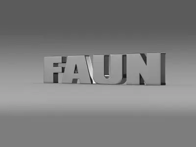 Faun Logo 3D model