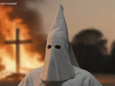 Ku Klux Klan Cap 3D model