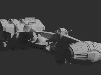 Star Wars CR90 Corvetta 3D model