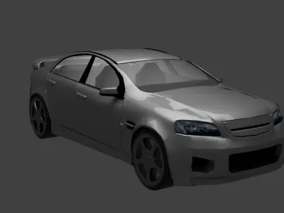 VE COMMODORE Free low-poly 3D model