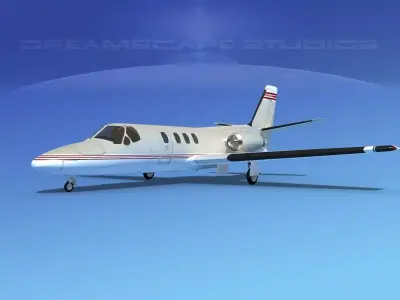Cessna 500 Citation I V12 3D model