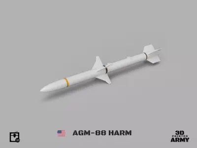 AGM-188 HARM - 3D printing files for aeromodelling  3D print model