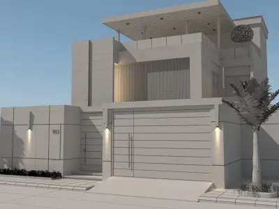 PRIVATE VILLA DESIGN PROJECT 3D model
