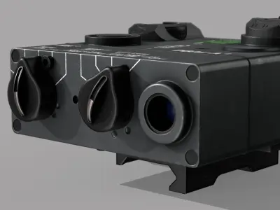 DBAL-A2 Aiming Laser Low-poly 3D model