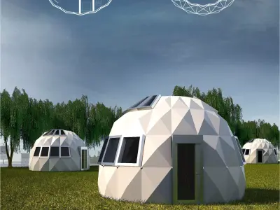 Dome House Free low-poly 3D model