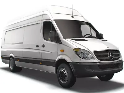 Mercedes Sprinter Cargo Van L4H3 2008 3D model