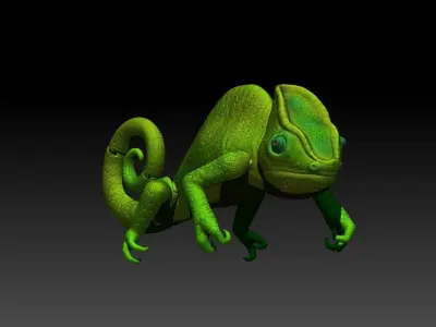 Camaleon articulado 3D print model