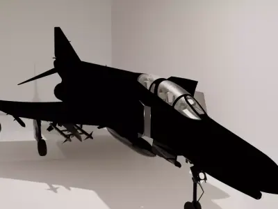 JET F-4 3D model