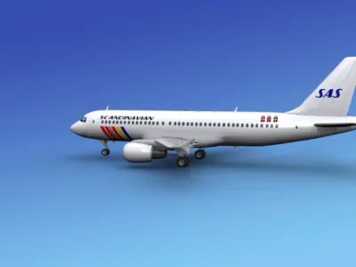 Airbus A320 SAS 3D model