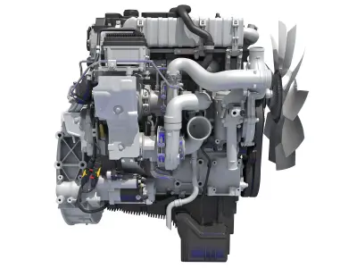 Detroit DD5 Engine 3D model