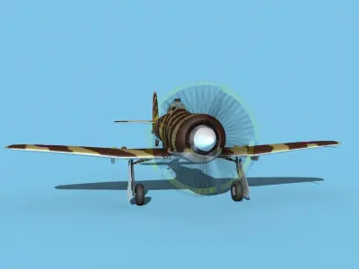 Hawker Sea Fury V17 AFC 3D model