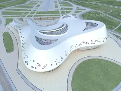 Commercial Center Complex 3D model