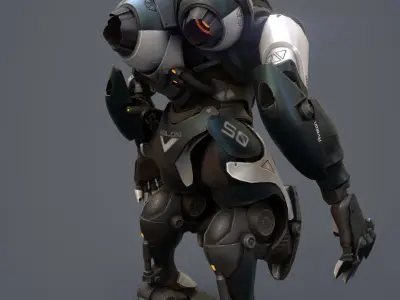 Avalon Suit Low-poly 3D model