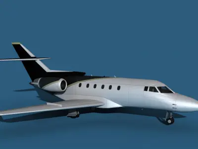 Hawker Siddley 800SR V14 3D model
