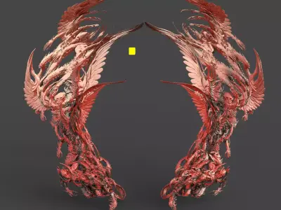 Dantes Inferno Dark River Styx Archway 3D model