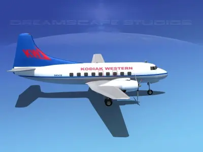 Martin 404 Kodiak Western Alaska 3D model