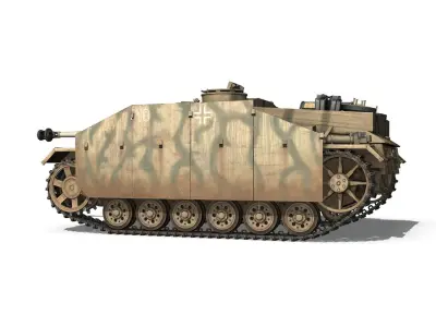 StuG III - Ausf G - 10 - Early Production 3D model