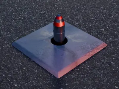 Missile silo 3D model