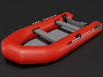 Rescue Boat 3D model