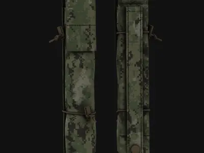 Eagle Breaching Strip Pouch AOR1 And AOR2 Low-poly 3D model