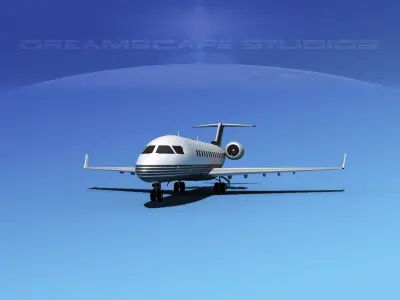 Bombardier Challenger 850 V02 3D model