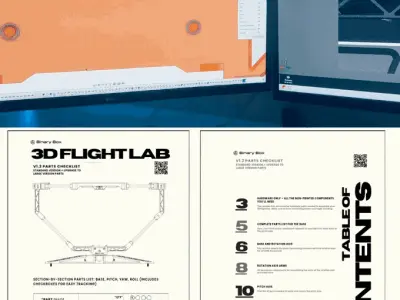 DIY Drone Gyro Kit for Hobbyists Schools and Engineers 3D print model