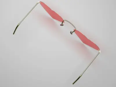 Heart Sunglasses 3D model
