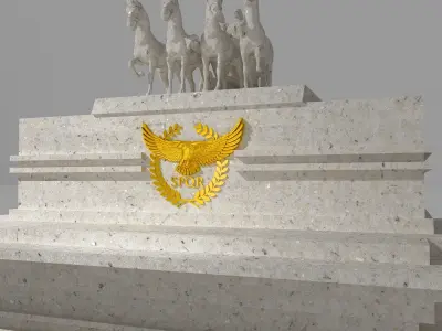 Roman Monument 4K 3D model