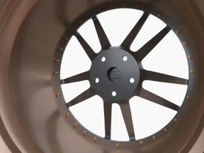 Zperformance wheel zp2 deep concave 3D model