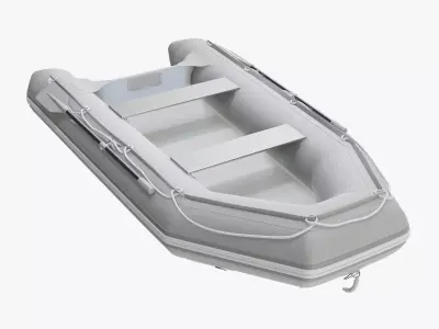 Boat inflatable 03 3D model