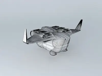 ARGO AIRCRAFTS A 25 Cyclocopter Free 3D model