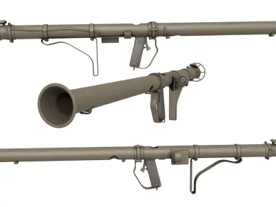  M9A1 Bazooka 3D model