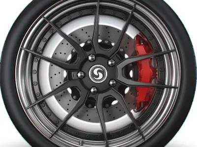 Signature SV302S wheel 3D model
