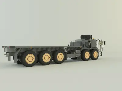 Hemtt A4 Military Container Truck 3D model