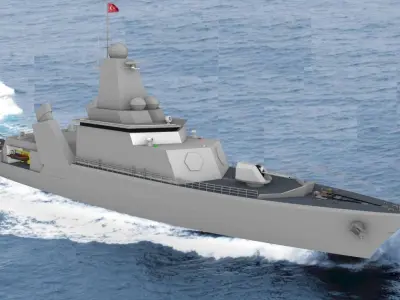 Offshore Patrol Vessel 3D Model 3D model