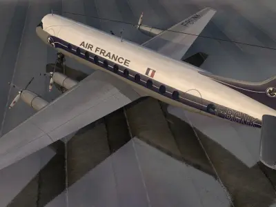 Vickers Viscount 3D model