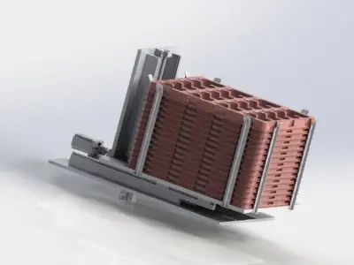stacking loading mechanism 3D model