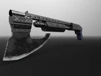 Shotgun-AXE Marvels 3D model