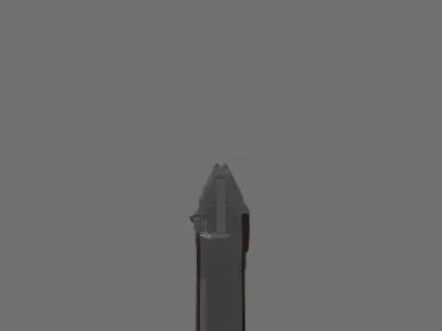 Beretta 93R with stock Low-poly 3D model