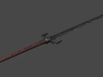 Penetrator Sword Demon Souls Free low-poly 3D model