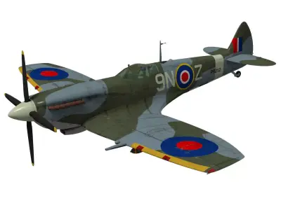 Supermarine Spitfire Mk-XVIe 3D model