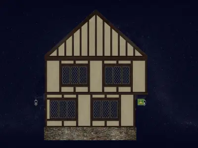 Tudor tavern 3D model