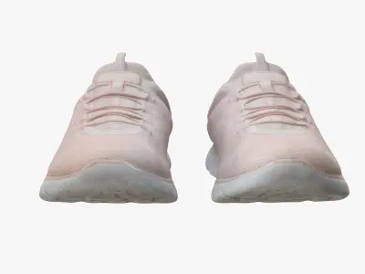 Pink Sneakers 3D model