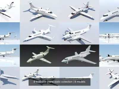 8 business plane static collection 