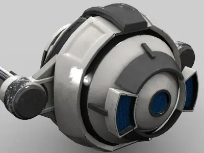 Sci fi drone DMX Defender 3D model