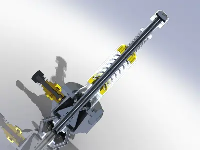 Complete beer cans filler valve Free 3D model